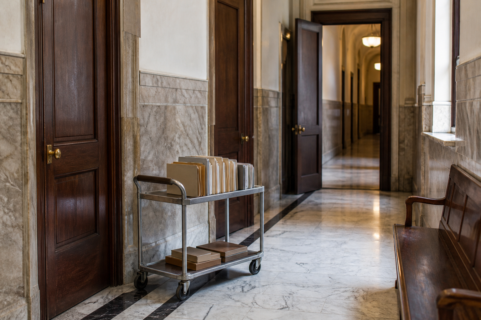 Archivo de un edificio judicial